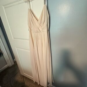 Champagne bridesmaid dress